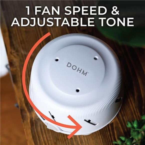 Yogasleep Dohm UNO White Noise Machine with Real Fan Inside, Adjustable Tone - Picture 3 of 6
